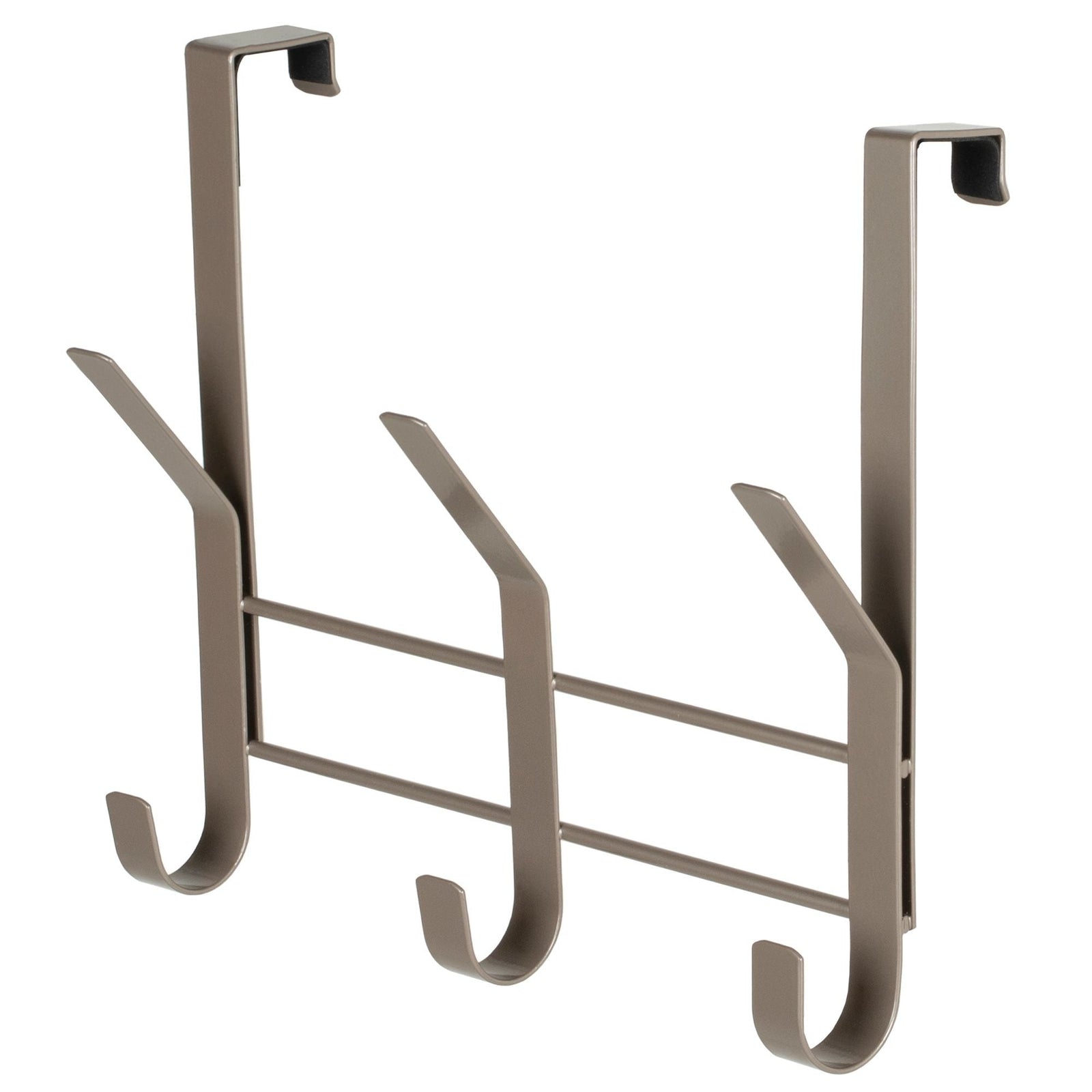 8.5" Over The Door Metal 3 Hook, Champagne S6Q3 - product image 1