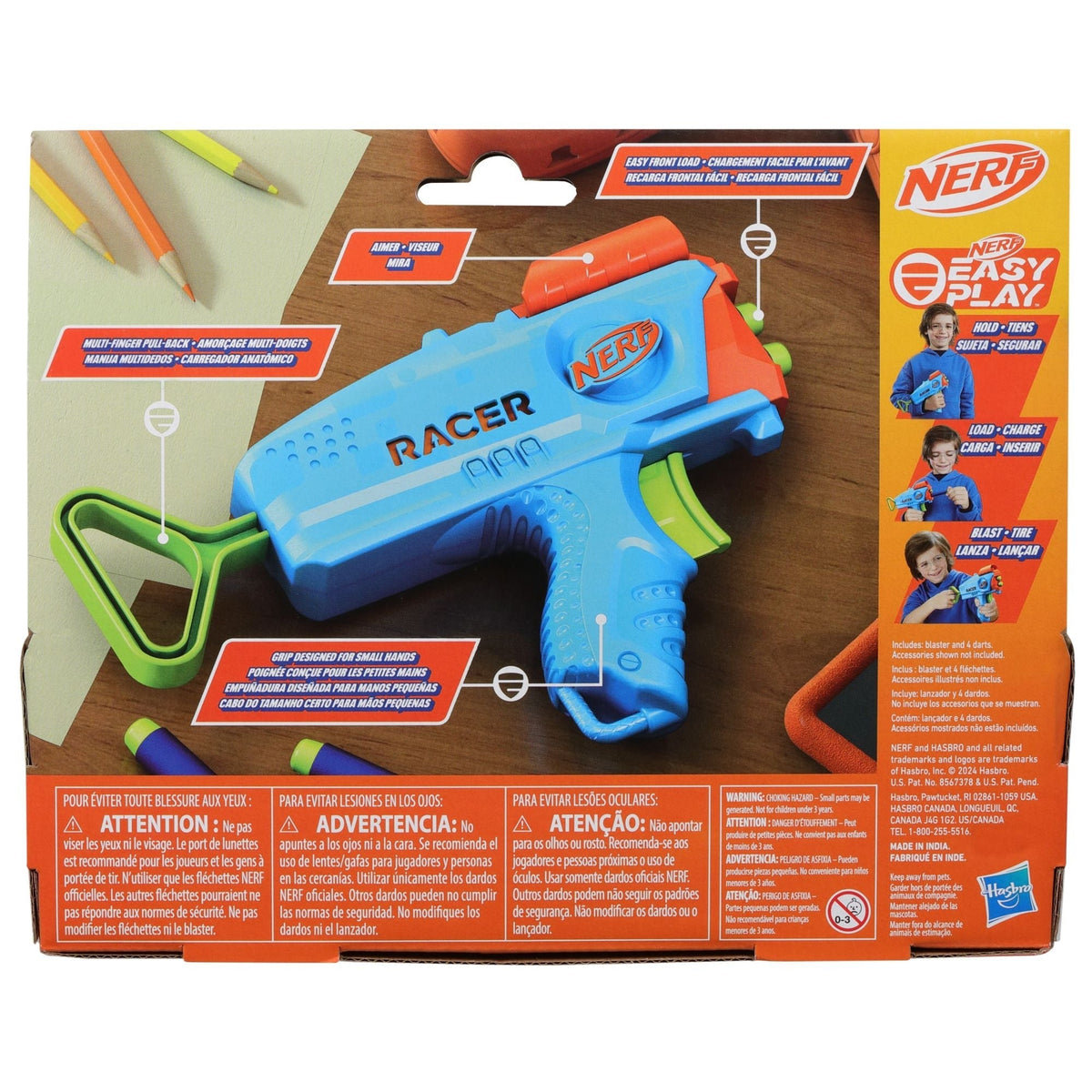 Elite Junior Racer Easy-Play Dart Blaster, Includes 4 Darts, Ages 6+ E2F8 - product image 3