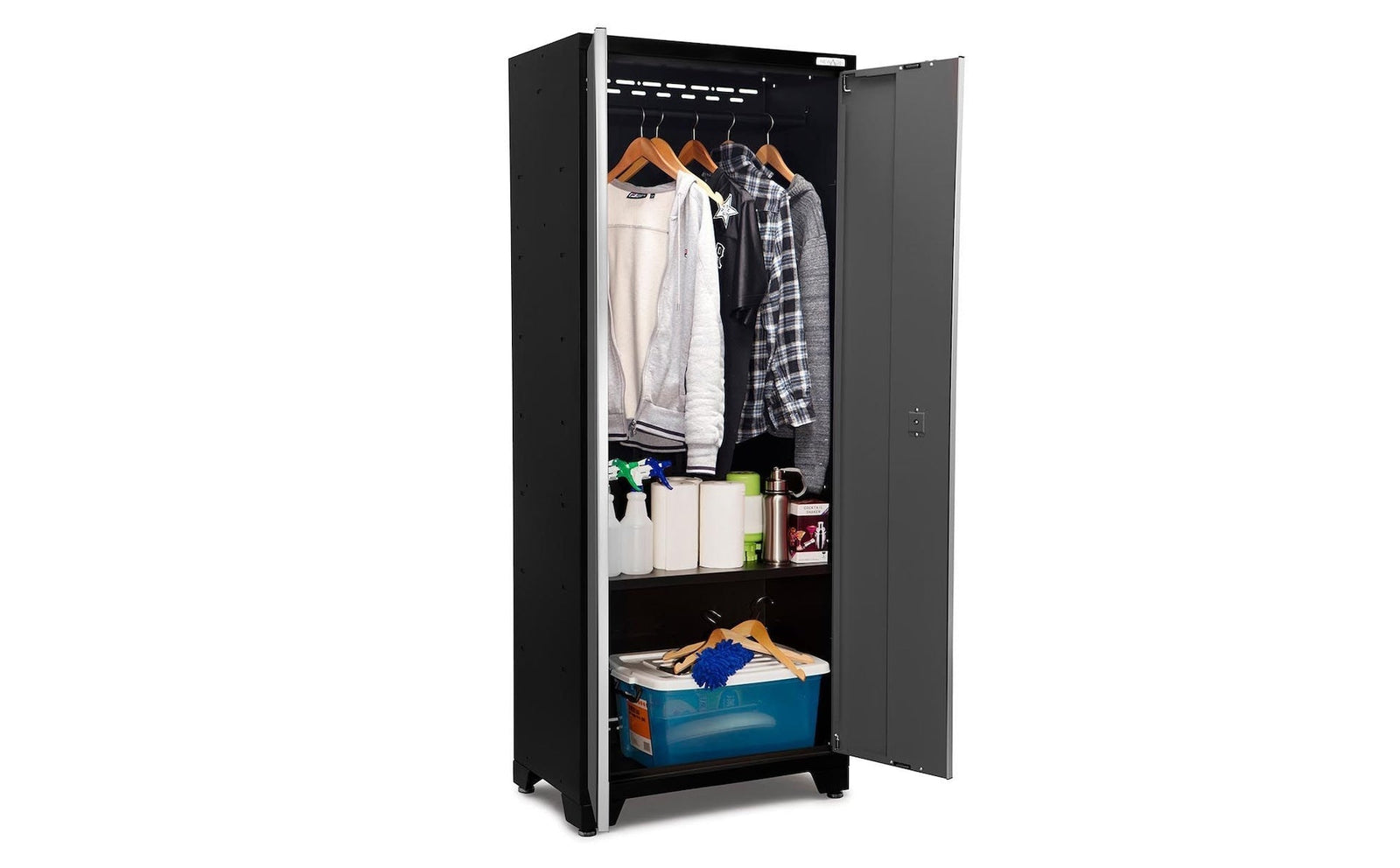 Bold 3.0 Series 24-Gauge Steel Multi-Use Locker, Fully-Welded, 800-lb Capacity, Black/Grey, 30-in Y5D2 - product image 4