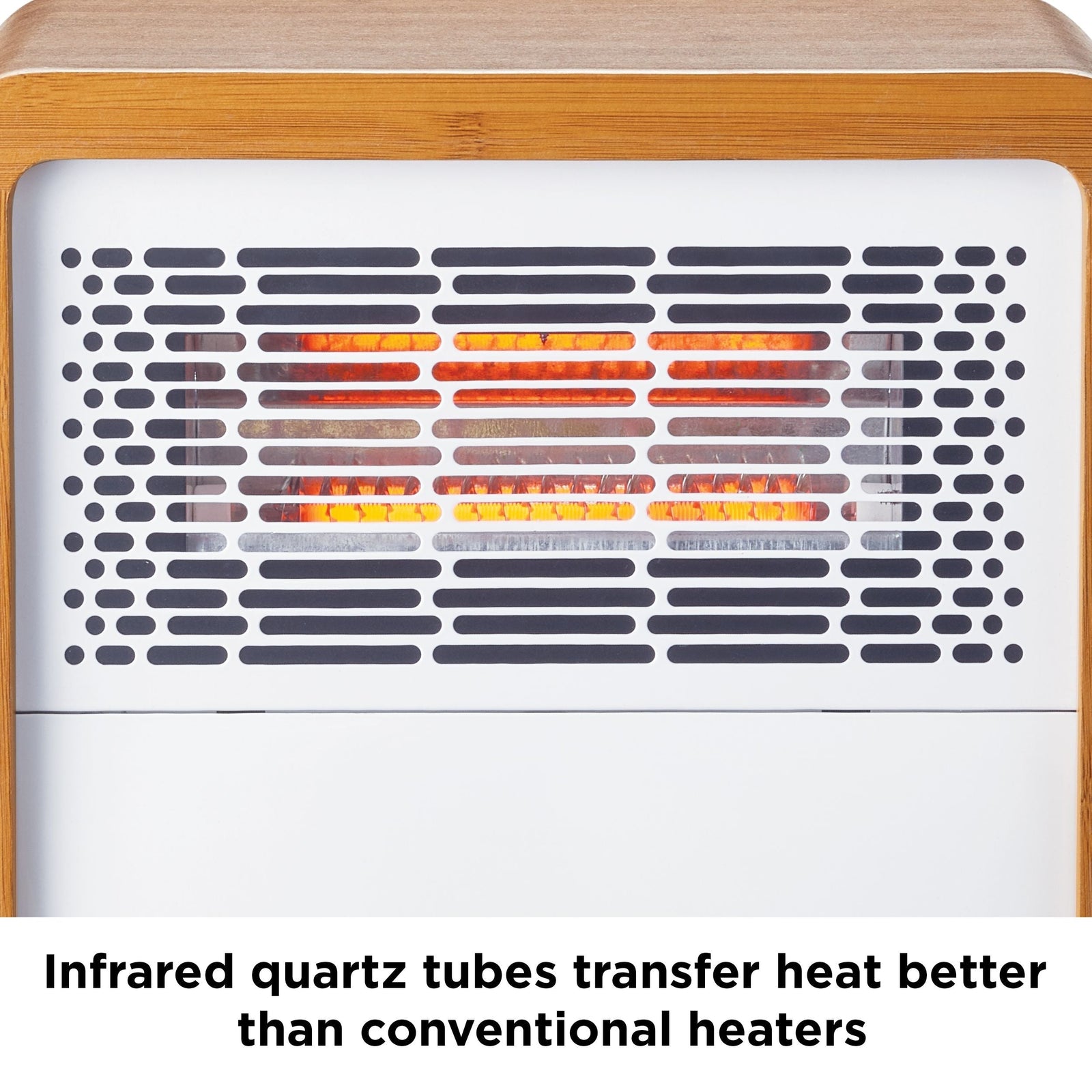 3-Setting Cabinet Heater with Child Lock, Quartz and Radiant Heating, Wood Grain Finish R5Q6 - product image 4