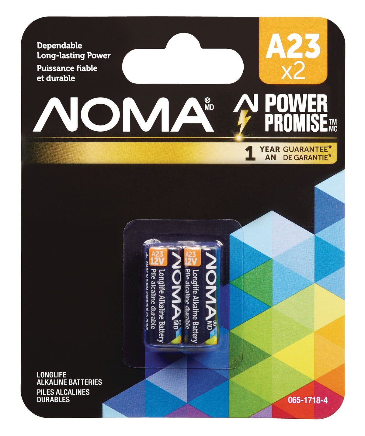 A23 12V / 12 Volt Alkaline Batteries, 2-pk O3T7 - product image 1