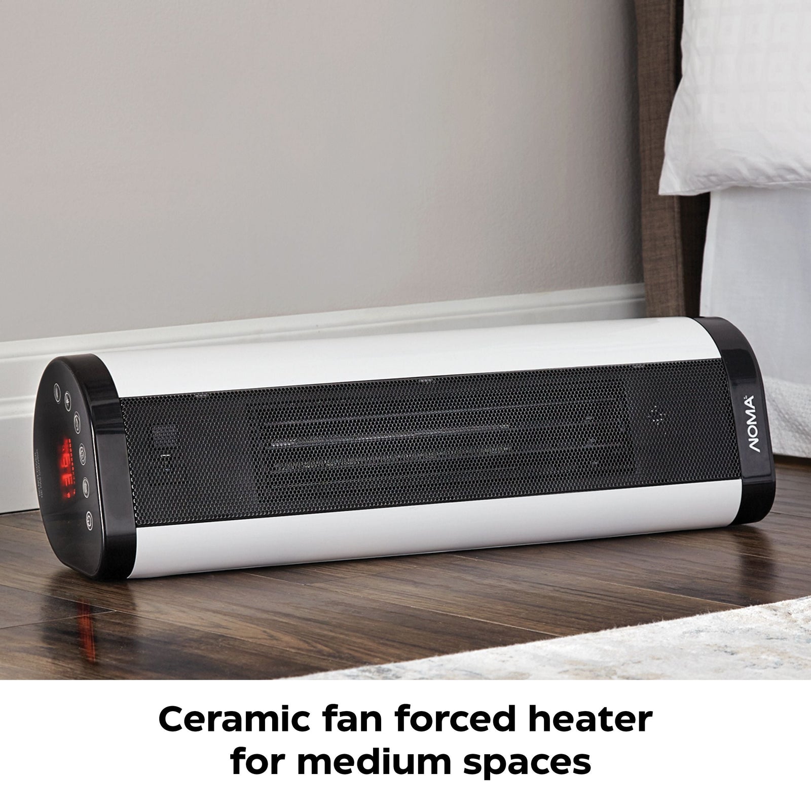 Oscillating Tower/Baseboard Heater withRemote Control & Thermostat, 1500W, White Z3A9 - product image 6