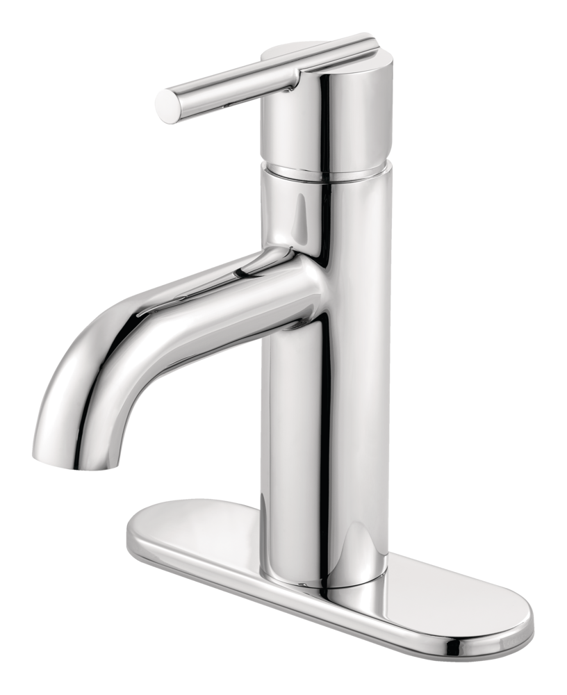 Fullerton Single Handle Single Hole 4-in Centreset Bathroom Sink Faucet, Push & Seal Drain, Chrome C0N9 - product image 2