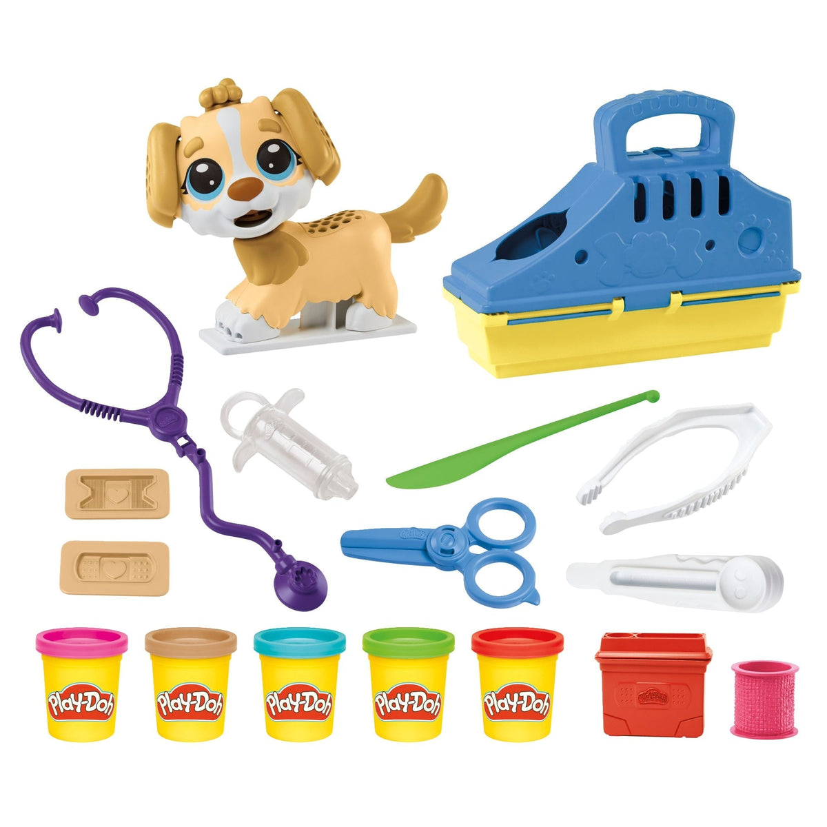 Care N' Carry Vet Playset, With Compound Cans, Non-Toxic, 10 oz, 5-pc, Ages 3+ Q0G1 - product image 4
