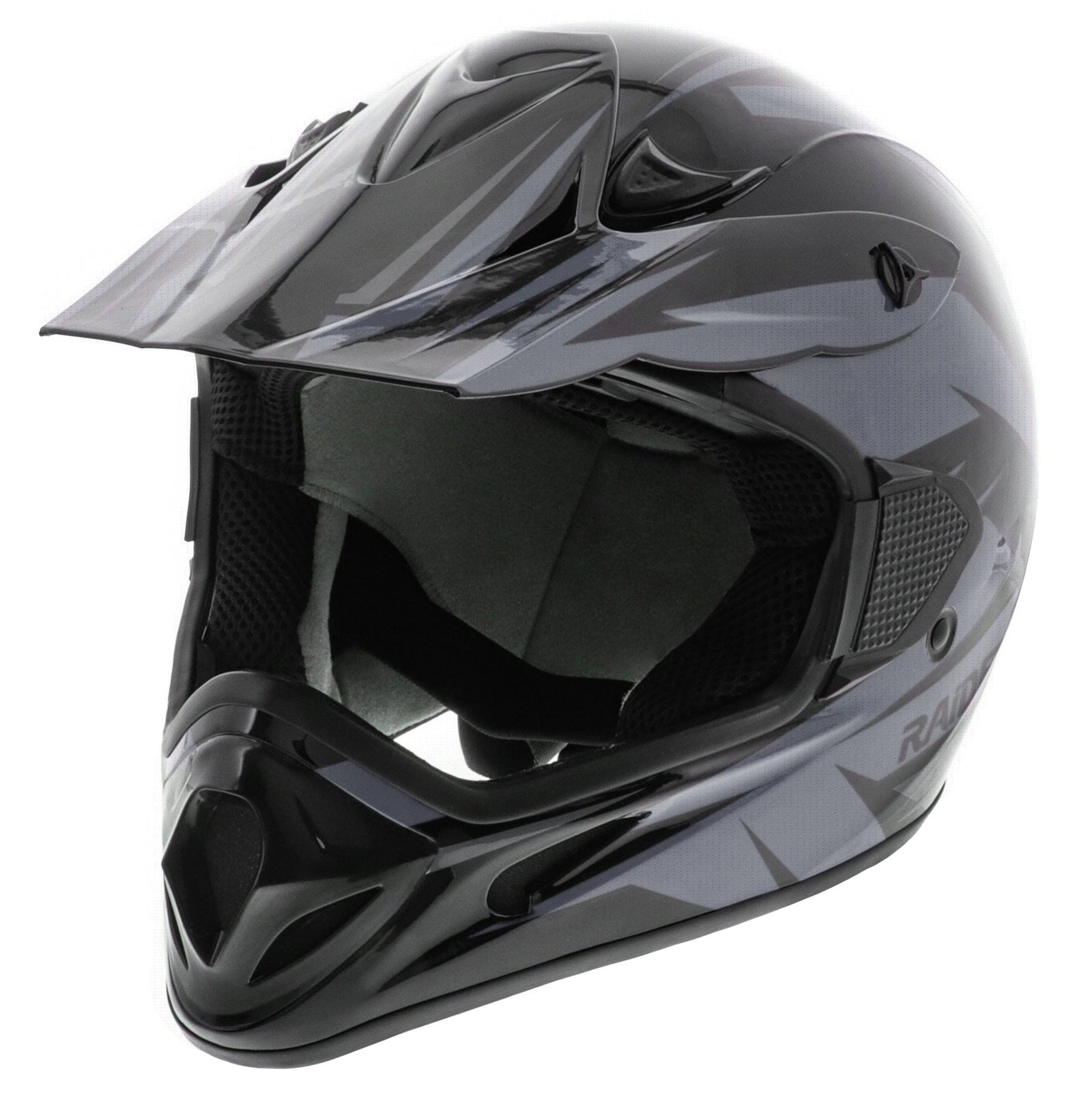 RX2 ATV Helmet, Adult, Grey/Black, Assorted Sizes L4G9 - product image 1