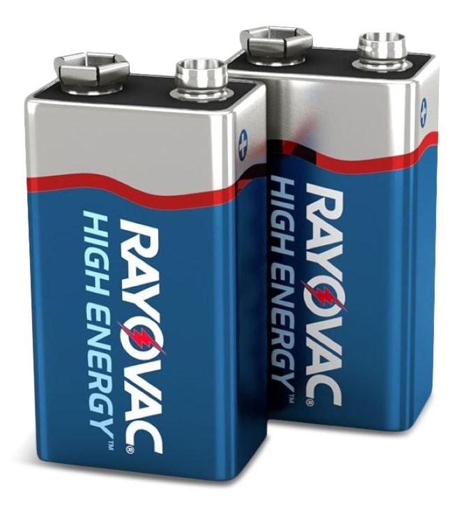 HIGH ENERGY 9V/9 Volt Alkaline Batteries, Long Lasting, All Purpose, 4-pk Z9W1 - product image 4