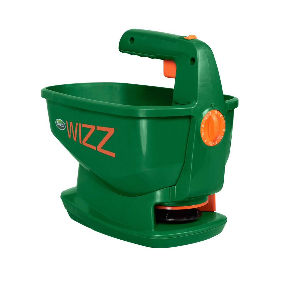Wizz Hand-Held Spreader, Battery Operated, 2500 sq. ft. Y4E8 - product image 1