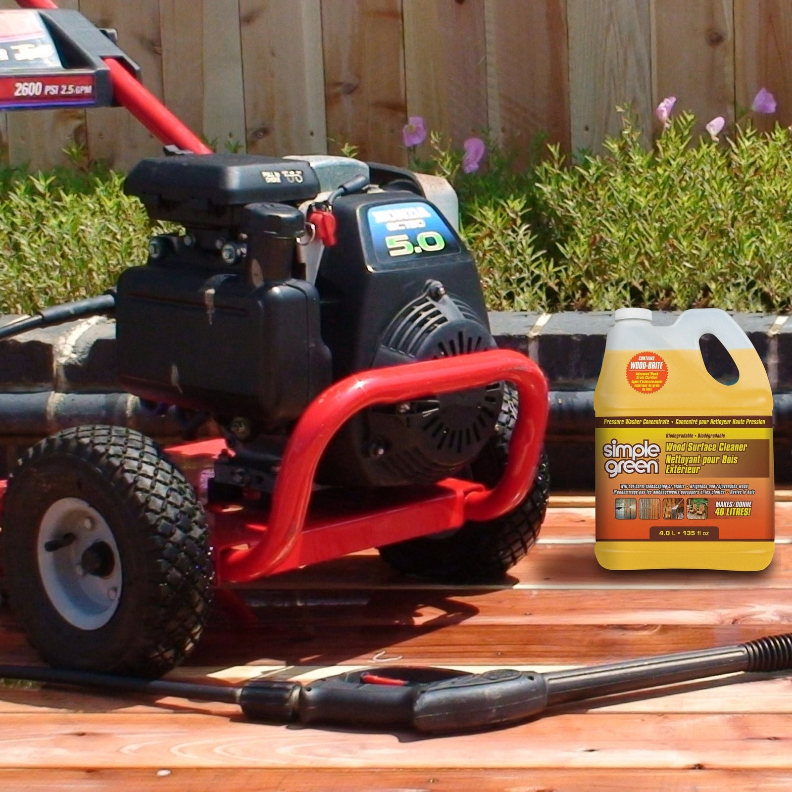 Green Wood Surface Concentrate Pressure Washer Detergent, 4L G7I6 - product image 7