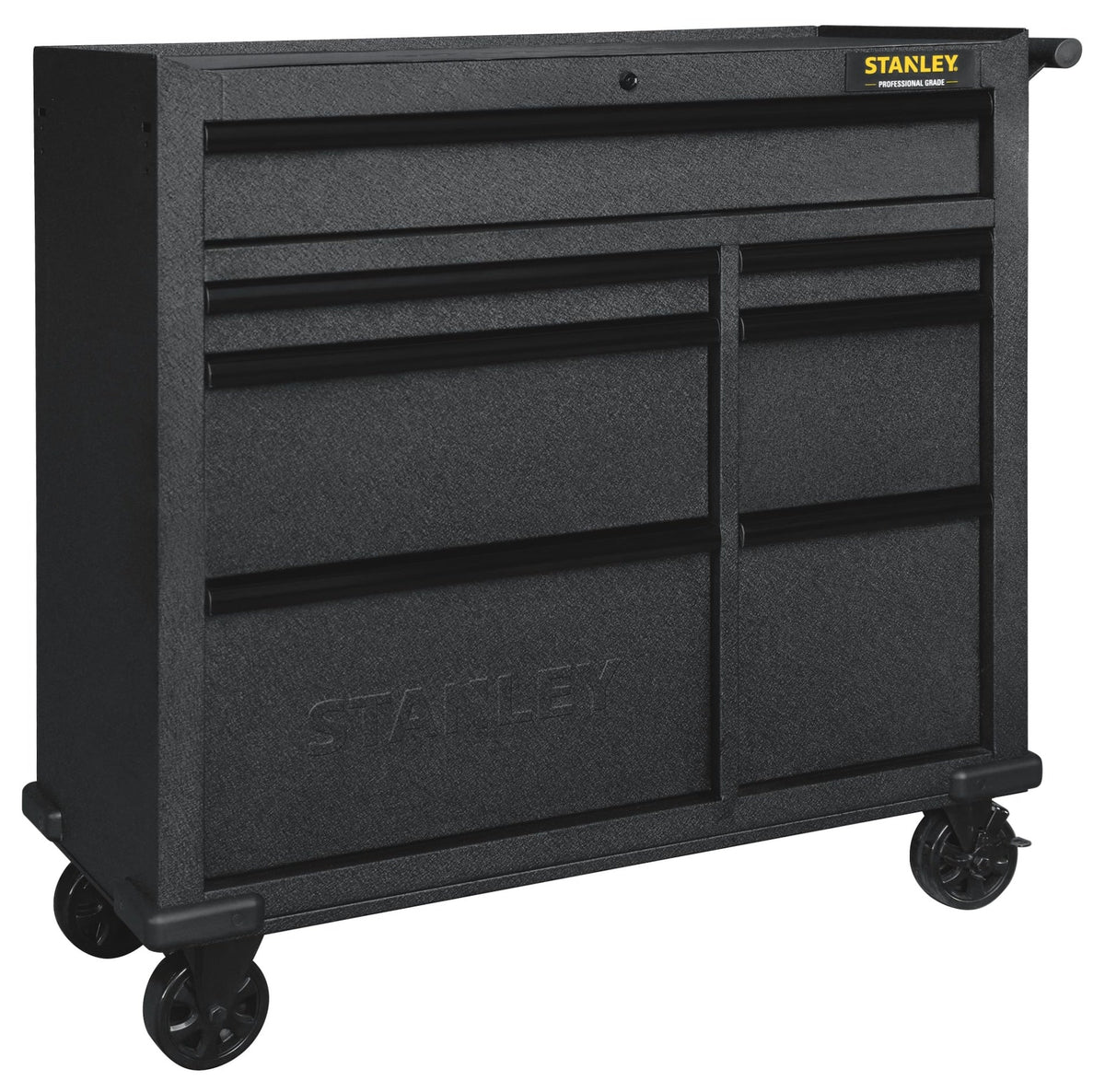 Rolling Tool Storage Cabinet with 7 Drawers, Power Bar with USB, Black, 42-in H7T6 - product image 1