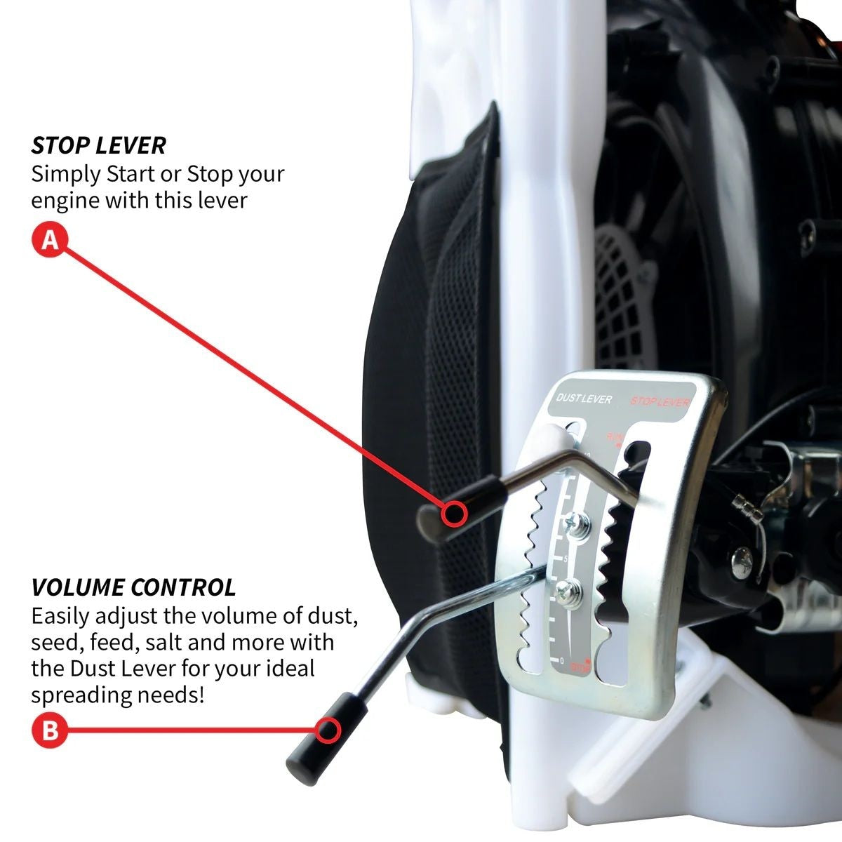 4-Gallon Backpack Motorized Fertilizer/Ice Melter Spreader M3X9 - product image 5