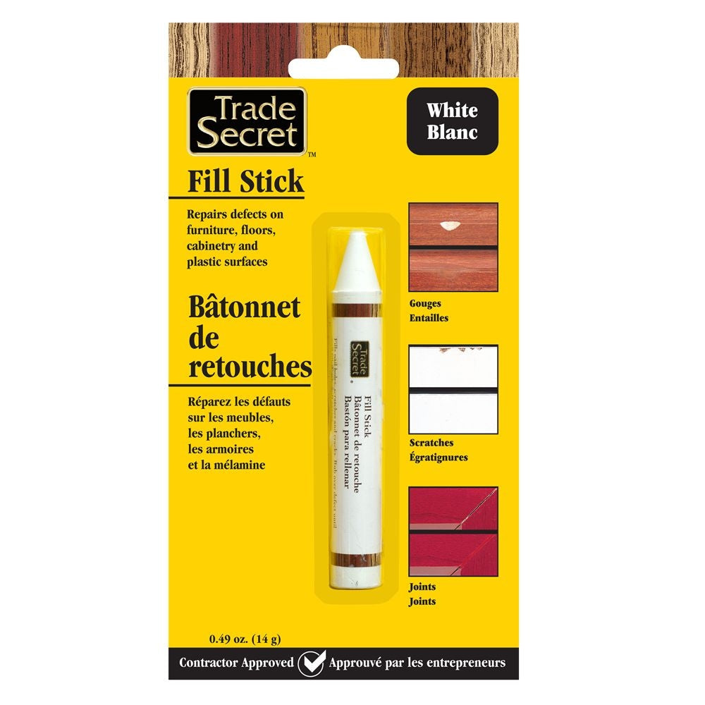 Wood Fill Sticks for Defects, 100% Wax, White K2M2 - product image 1
