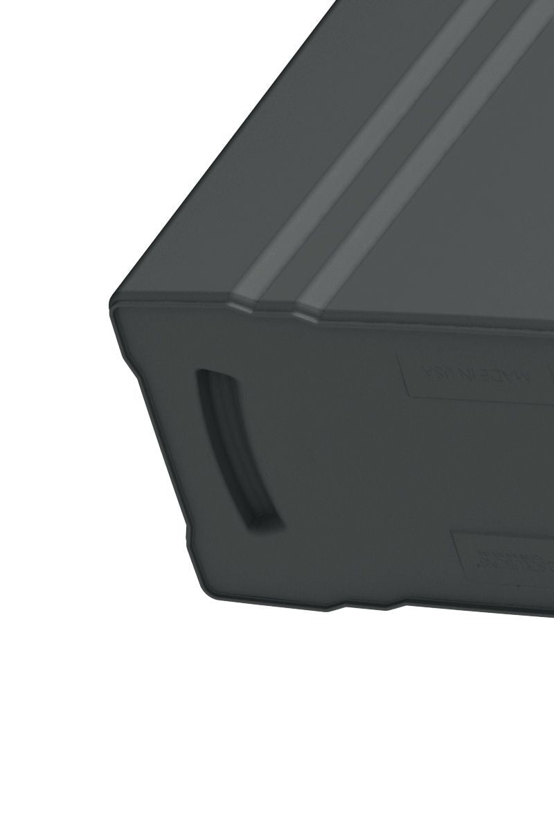 Solutions Plastic Tall Slim Rectangular Garbage Can, Black, 87-L A6X6 - product image 5