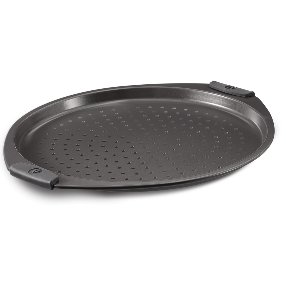 Non-Stick Round Pizza Crisper Pan, 13.25-in C5Z3 - product image 1