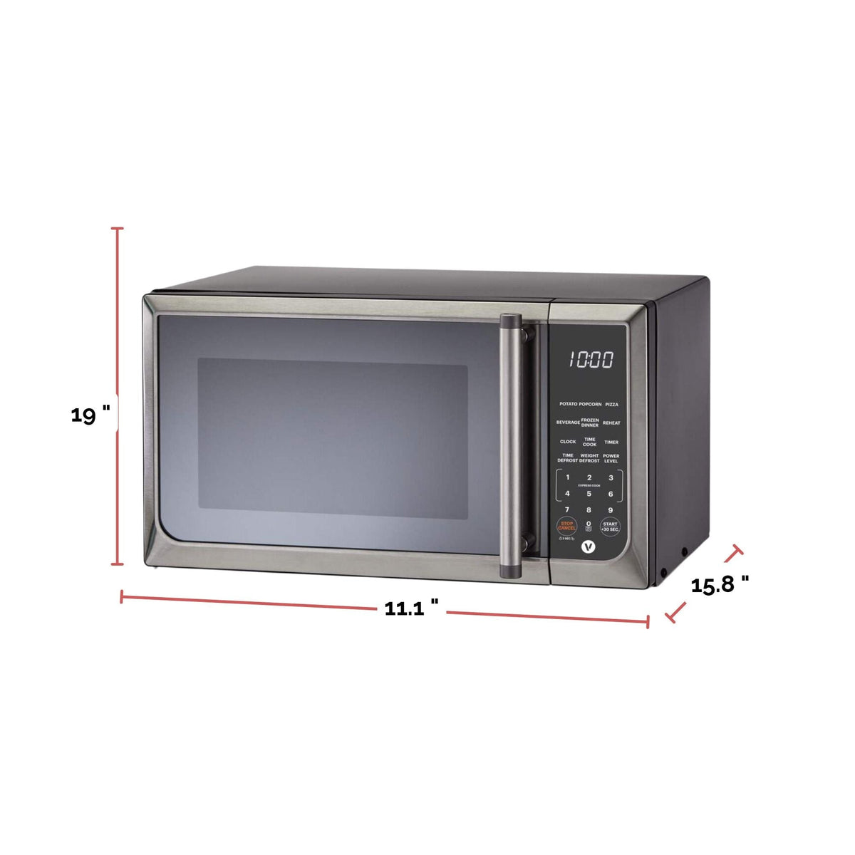 Microwave, Stainless Steel, 0.9-cu-ft C8F8 - product image 7