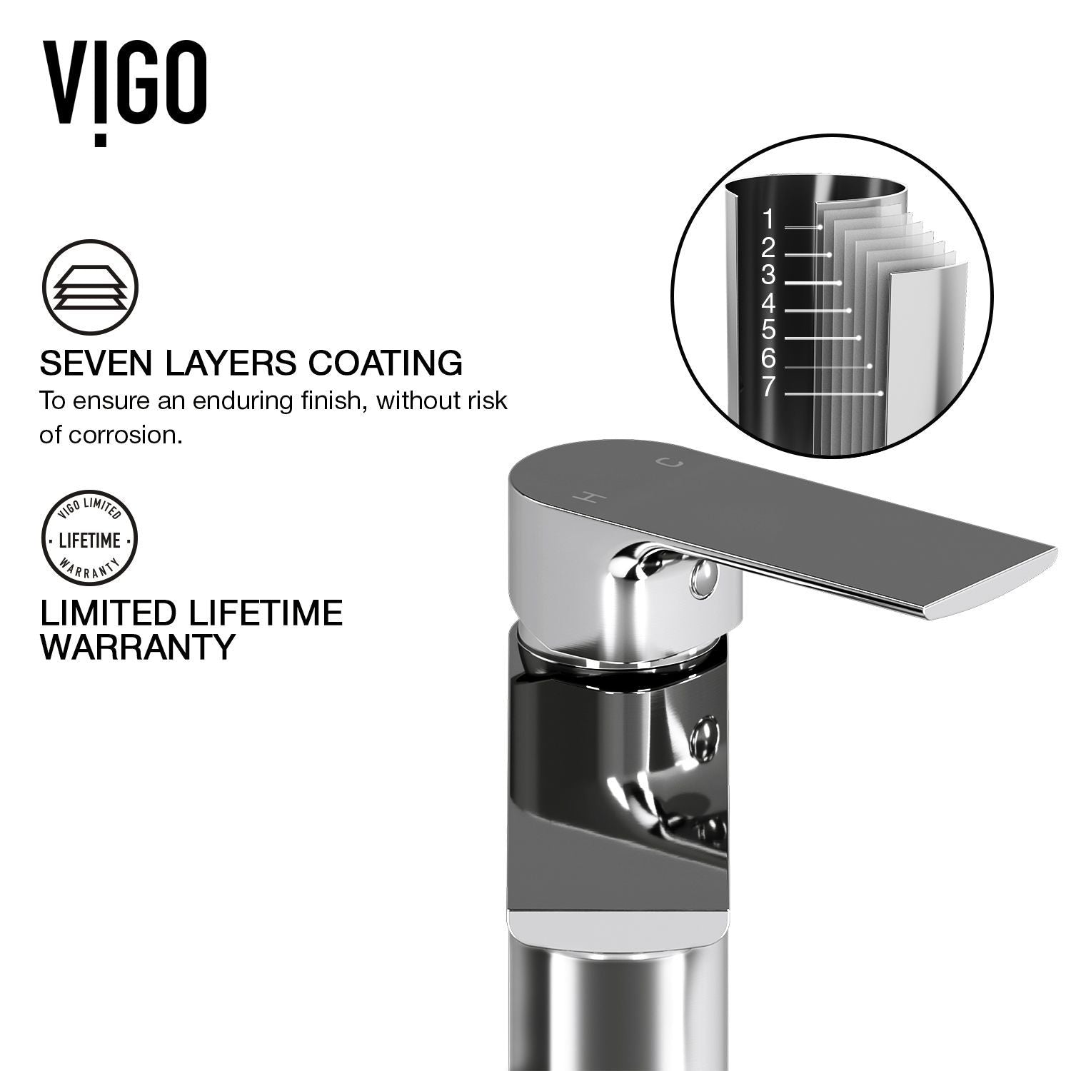 Wisteria MatteStone White Bathroom Sink/Basin Set with Norfolk Faucet and Oval Composite Vessel C7S1 - product image 4