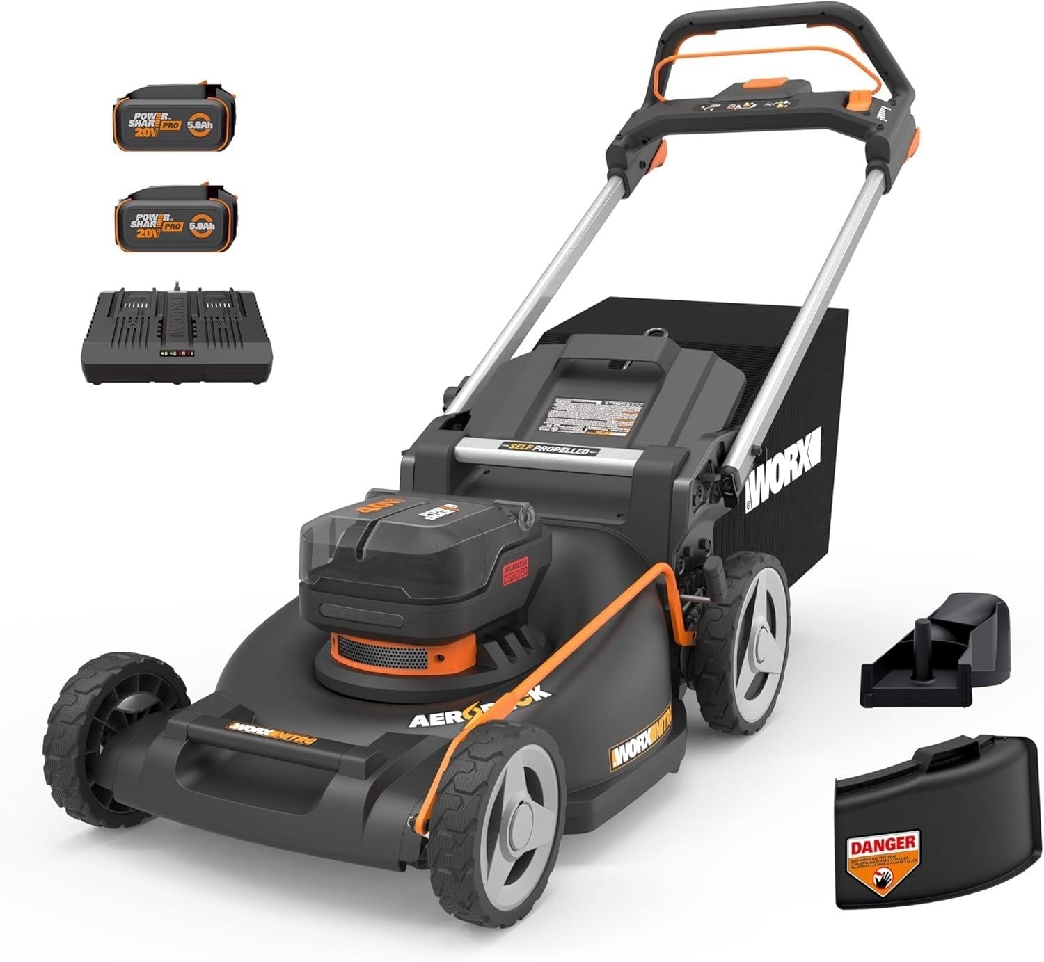 40V Nitro PowerShare 3-in-1 Self-Propelled 21-in Lawn Mower B8H2 - product image 1