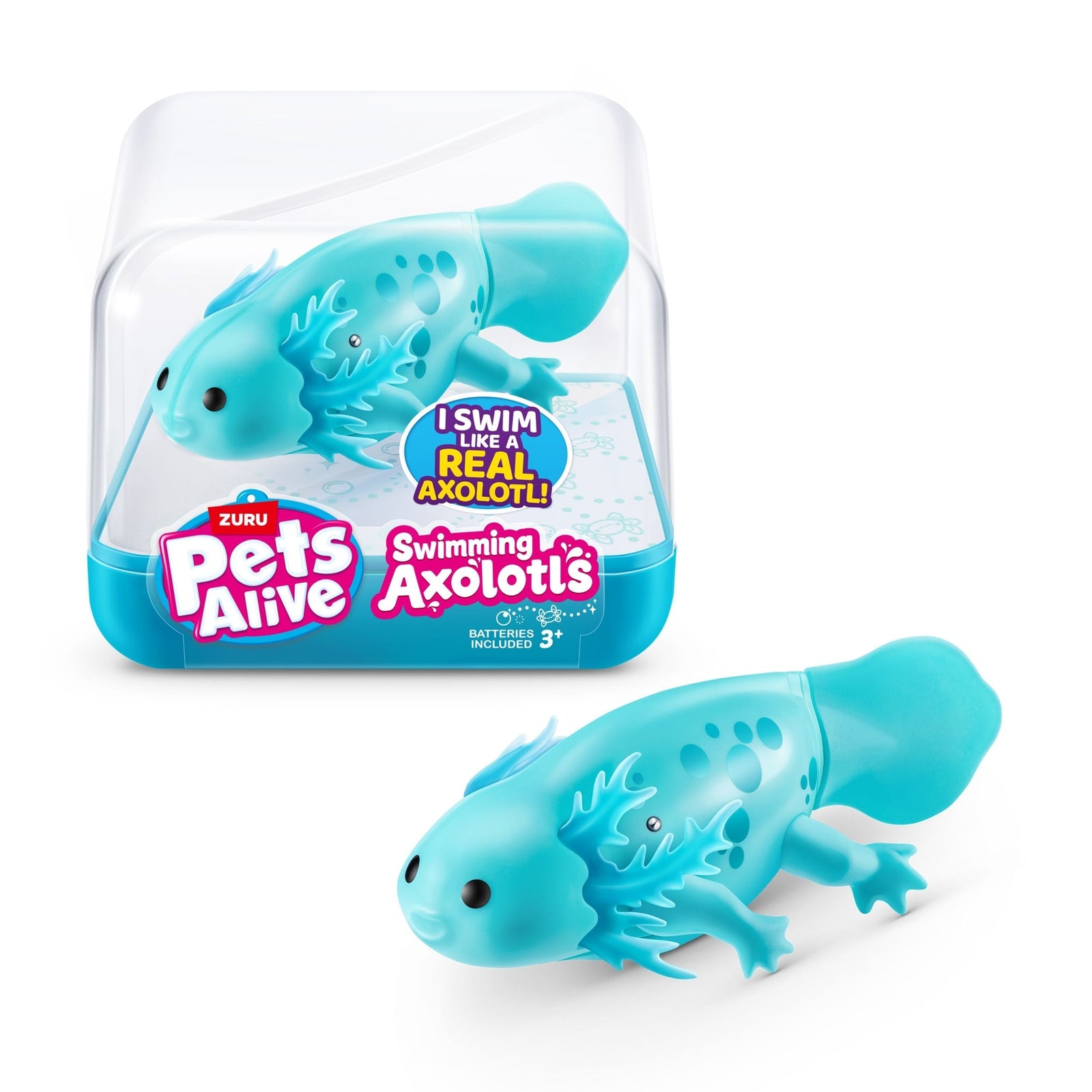 Pets Alive Realsitic Swimming Axolotl for Ages 3+ F3V7 - product image 1