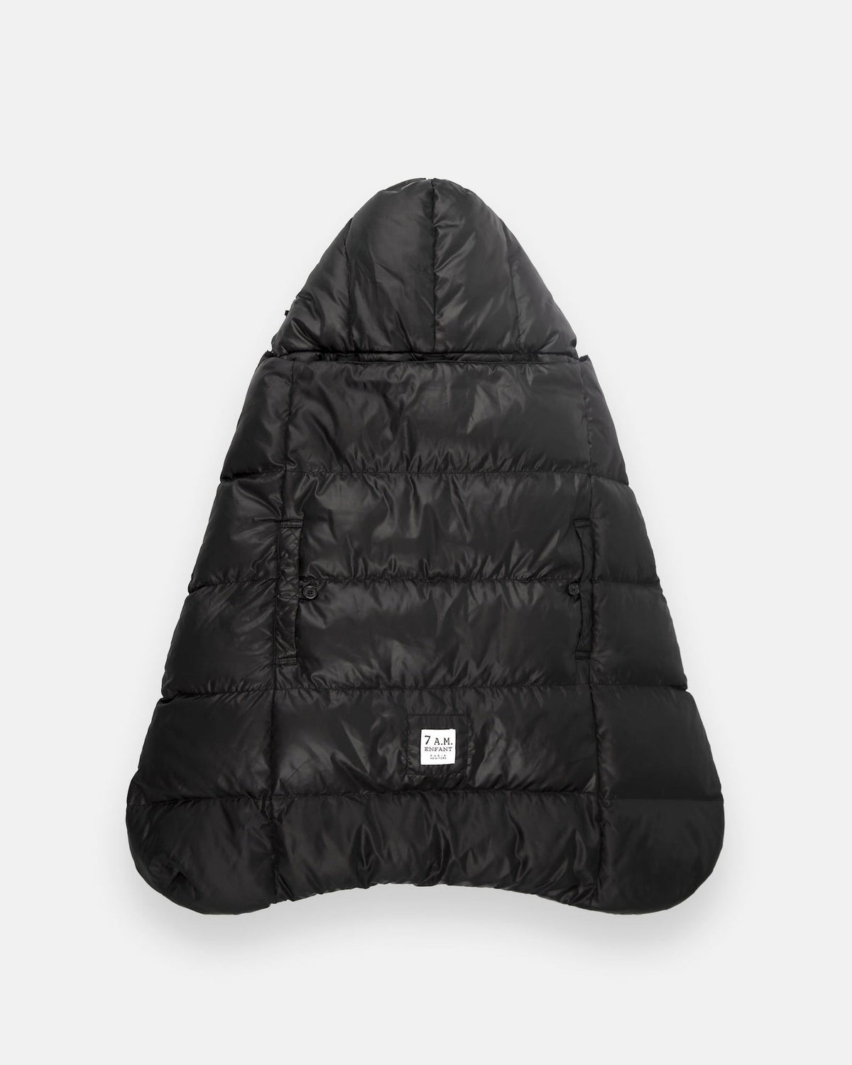 7AM Enfant Heavyweight, K-Poncho Black Plush C1Q6 - product image 1