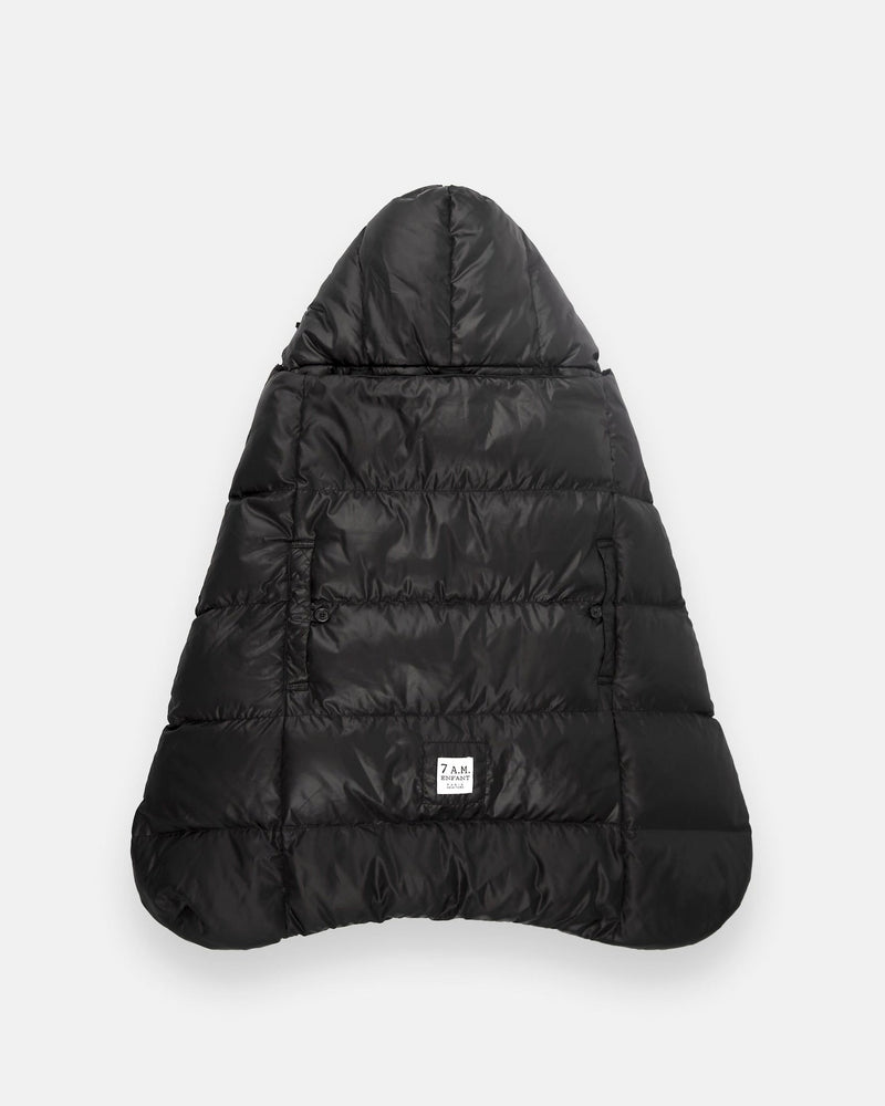 7AM Enfant Heavyweight, K-Poncho Black Plush J8B0
