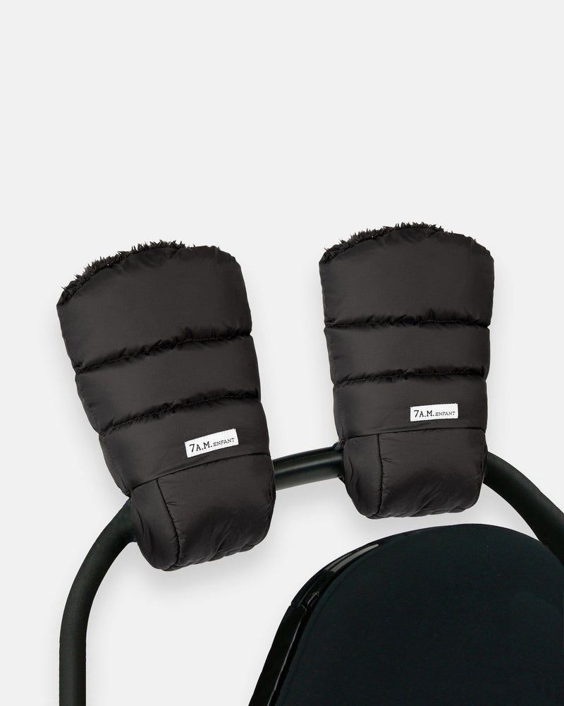 7AM Enfant Warmmuffs - Black Plush T4G6