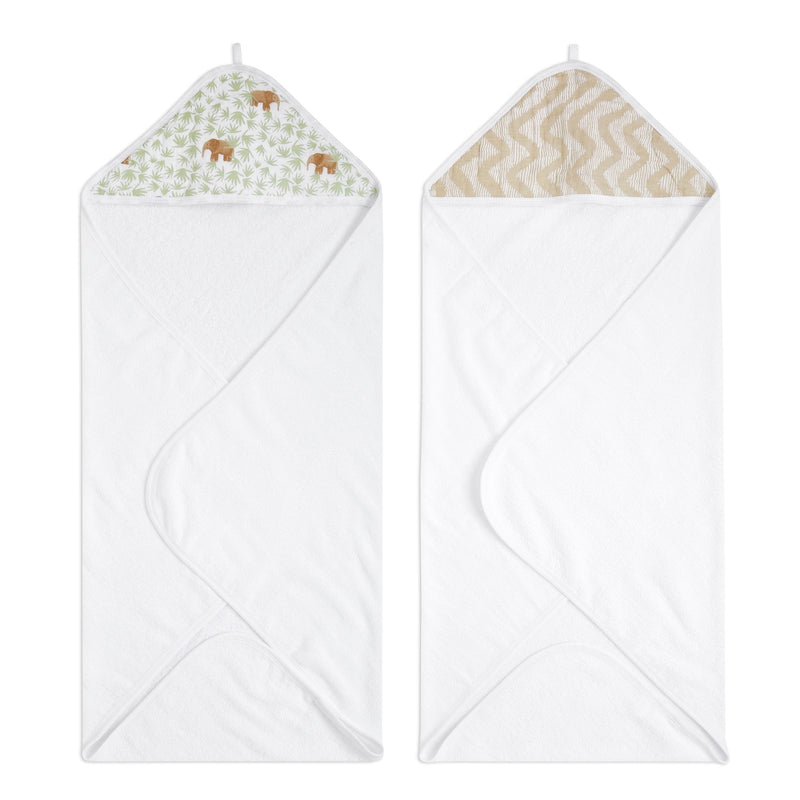 + Anais Tanzania Hooded Towels, 2-pk K2Y8