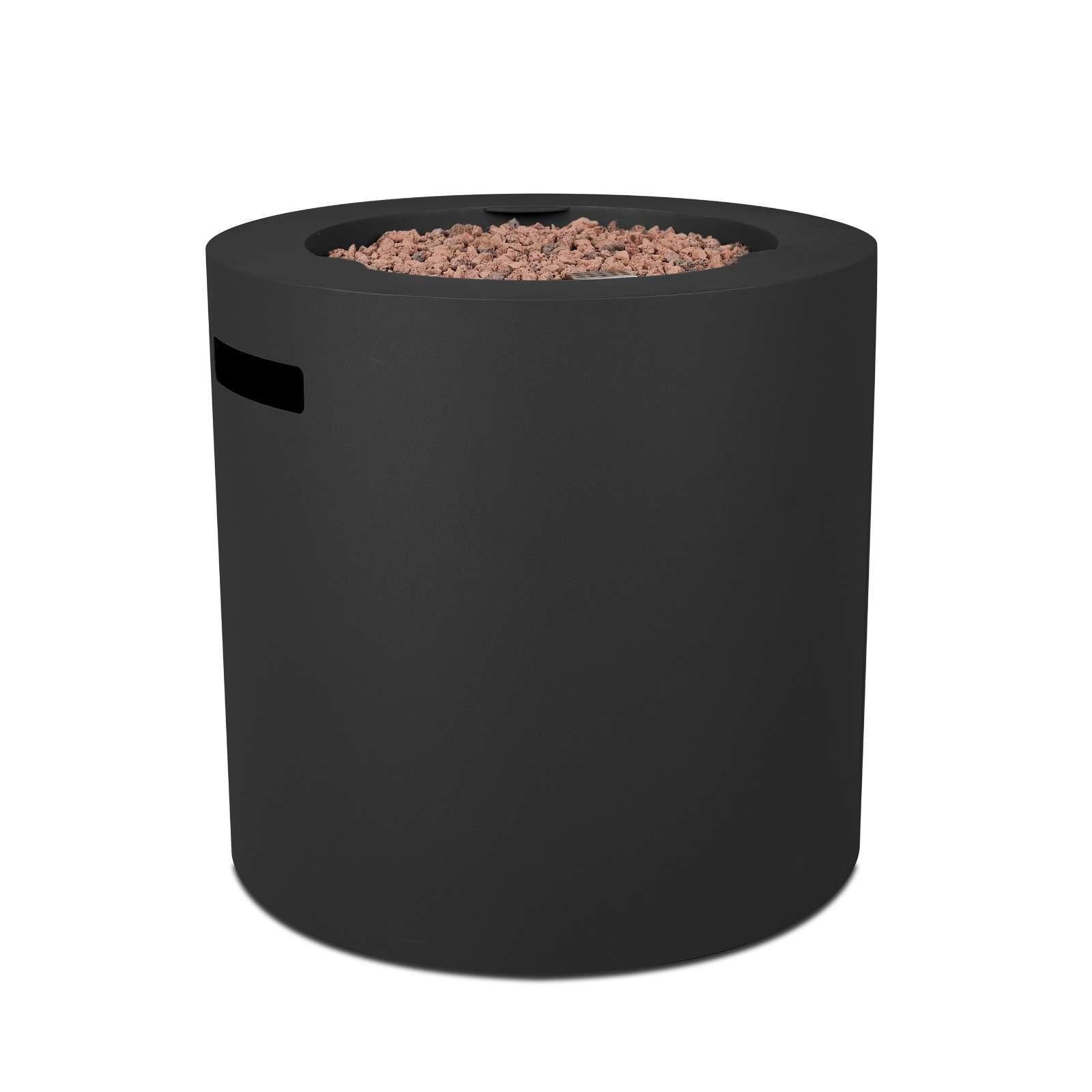 Steel Propane Fire Pit Hidden Tank in Black, 24-in Y8X6 - product image 1