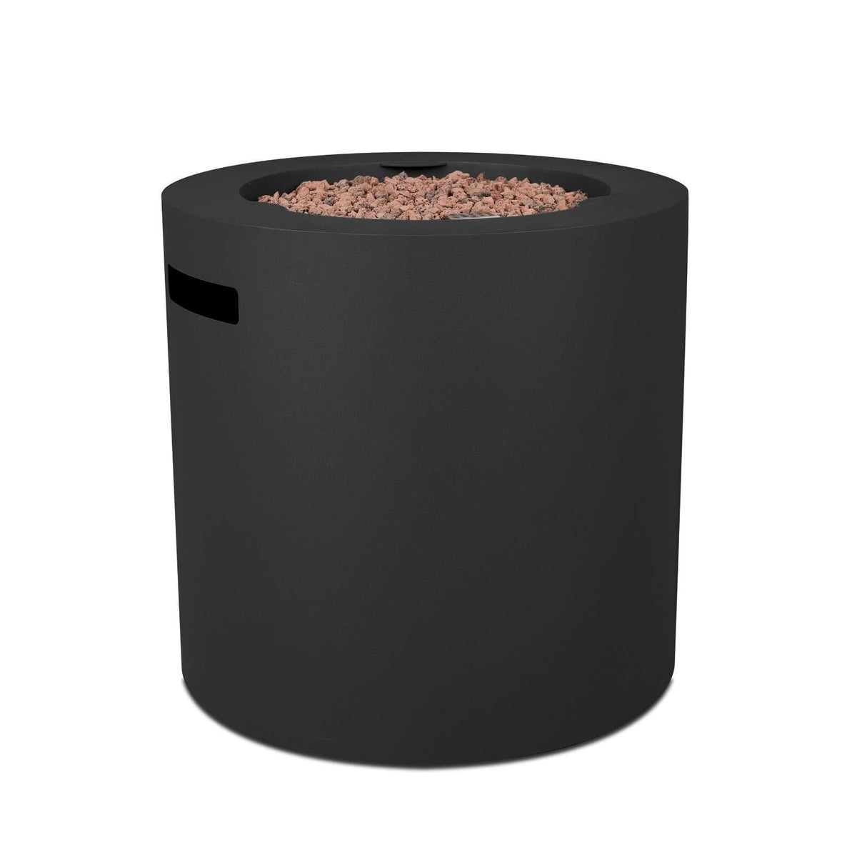 Steel Propane Fire Pit Hidden Tank in Black, 24-in R2C2 - product image 1