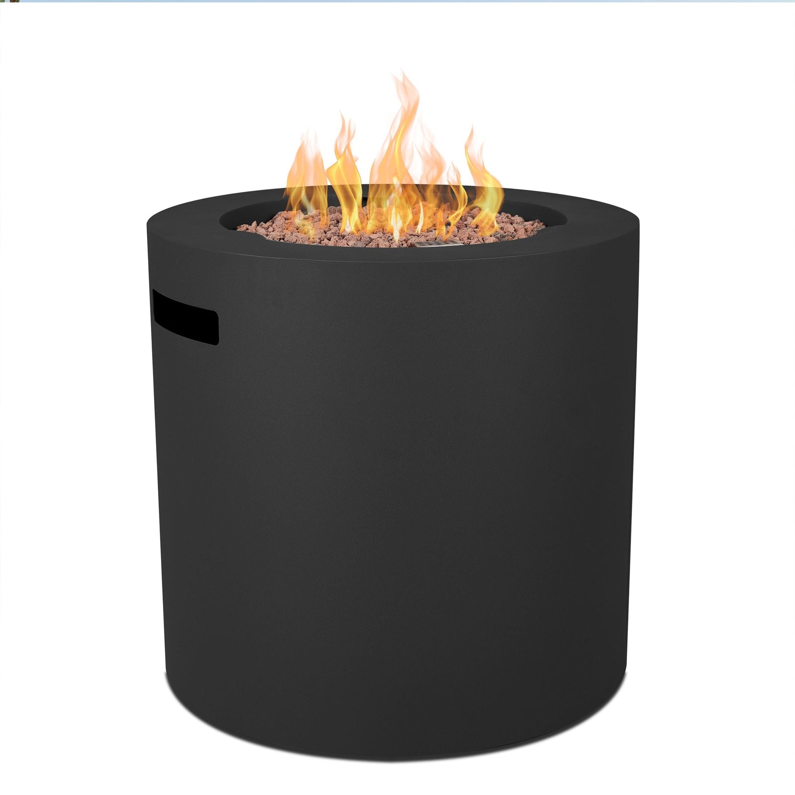 Steel Propane Fire Pit Hidden Tank in Black, 24-in Y8X6 - product image 5