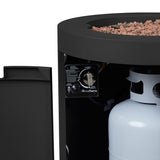 Steel Propane Fire Pit Hidden Tank in Black, 24-in R2C2 - product image 8