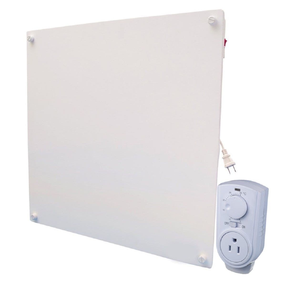 Heater Electric Heater with Plug-in Thermostat, 400W, White D3C1 - product image 1