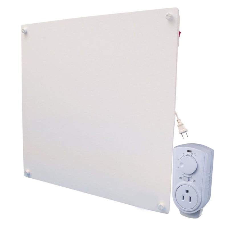 Heater Electric Heater with Plug-in Thermostat, 400W, White D3C1