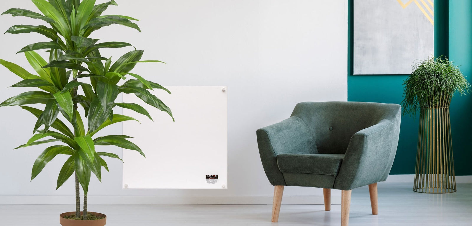 Heater Electric Heater with Plug-in Thermostat, 400W, White D3C1 - product image 8