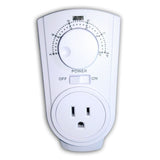 Heater Plug-in Thermostat for Portable Space Heater & AC, White K5V9 - product image 2