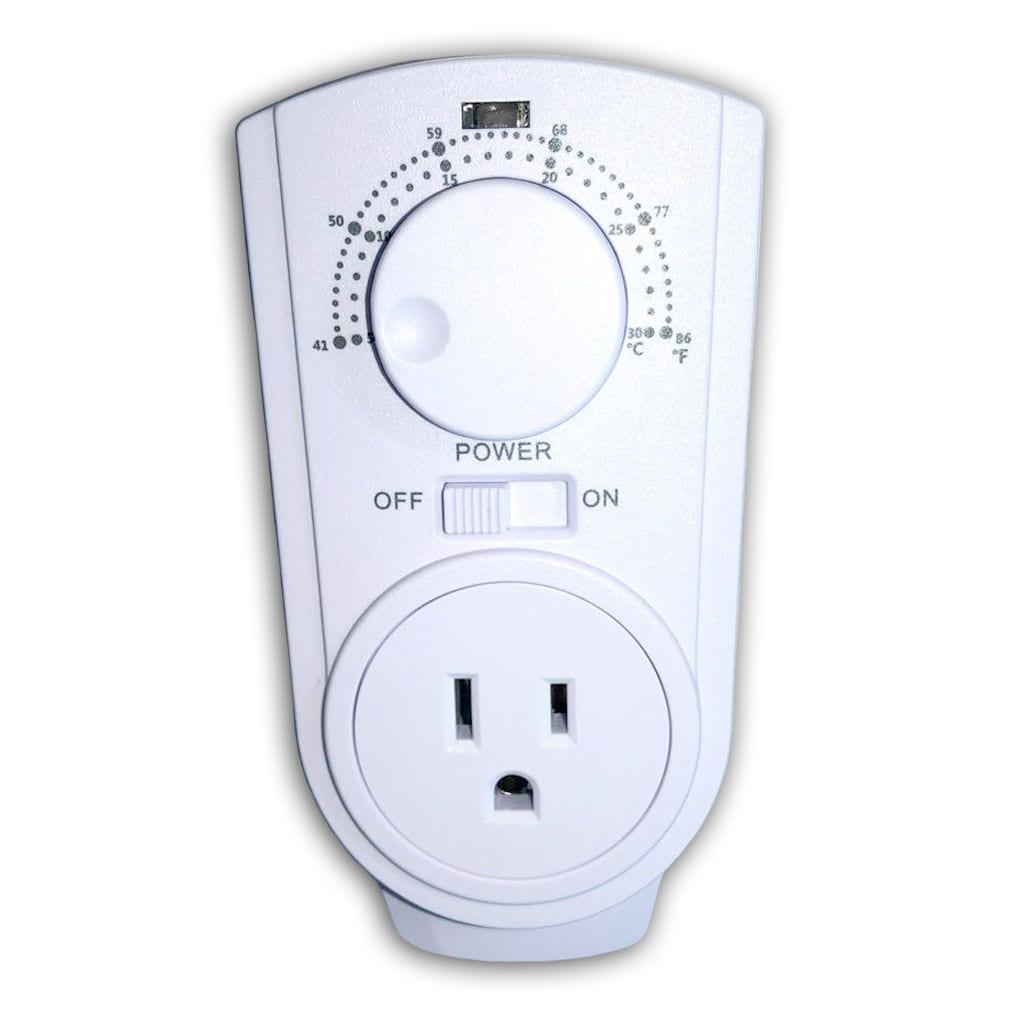 Heater Plug-in Thermostat for Portable Space Heater & AC, White K5V9 - product image 2