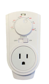 Heater Plug-in Thermostat for Portable Space Heater & AC, White K5V9 - product image 3