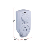 Heater Plug-in Thermostat for Portable Space Heater & AC, White N1A7 - product image 5