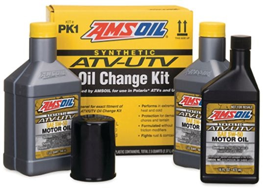 Polaris ATV/UTV Oil Change Kit 5W50 W3F6