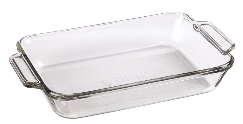 Oven Originals Glass Rectangular Utility Dish, 2-L V1Z6