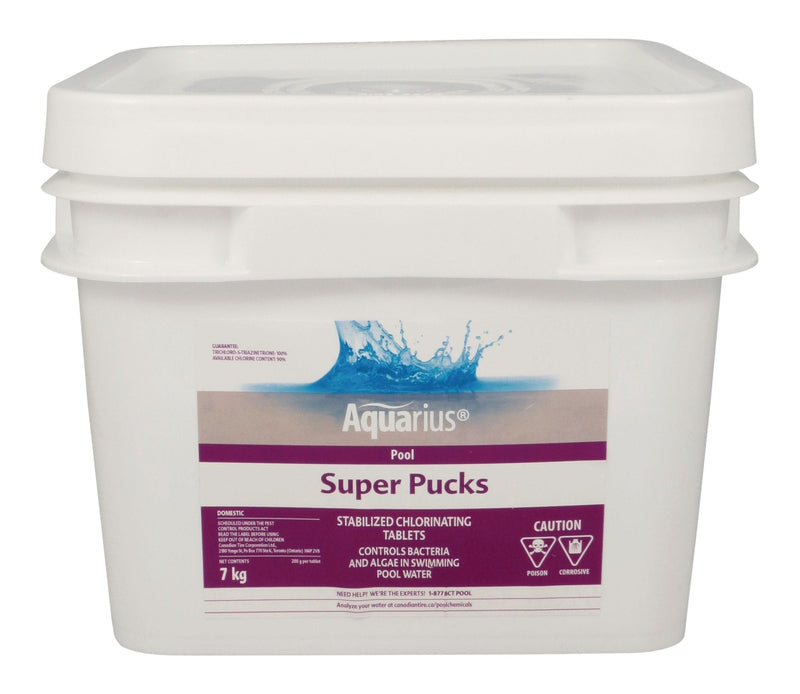 Super Pucks - Stabilized Pool Chlorine Pucks, 7-kg D1J2