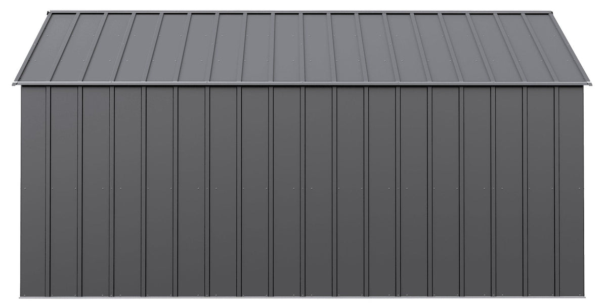 Classic 12x14-ft Charcoal Corrosion-Resistant Metal Shed F1P7 - product image 4