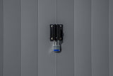 Classic 12x14-ft Charcoal Corrosion-Resistant Metal Shed F1P7 - product image 6