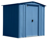 Classic Galvanized Steel Storage Shed, Blue Grey, 6-ft x 5-ft I0C9 - product image 1