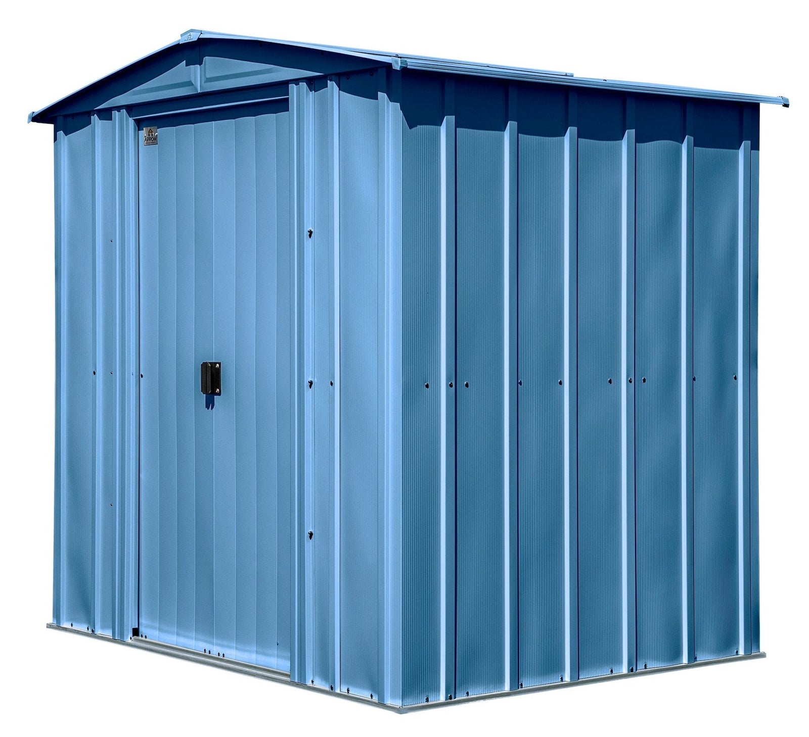 Classic Galvanized Steel Storage Shed, Blue Grey, 6-ft x 5-ft I0C9 - product image 2