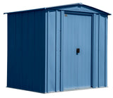 Classic Galvanized Steel Storage Shed, Blue Grey, 6-ft x 5-ft I0C9 - product image 3