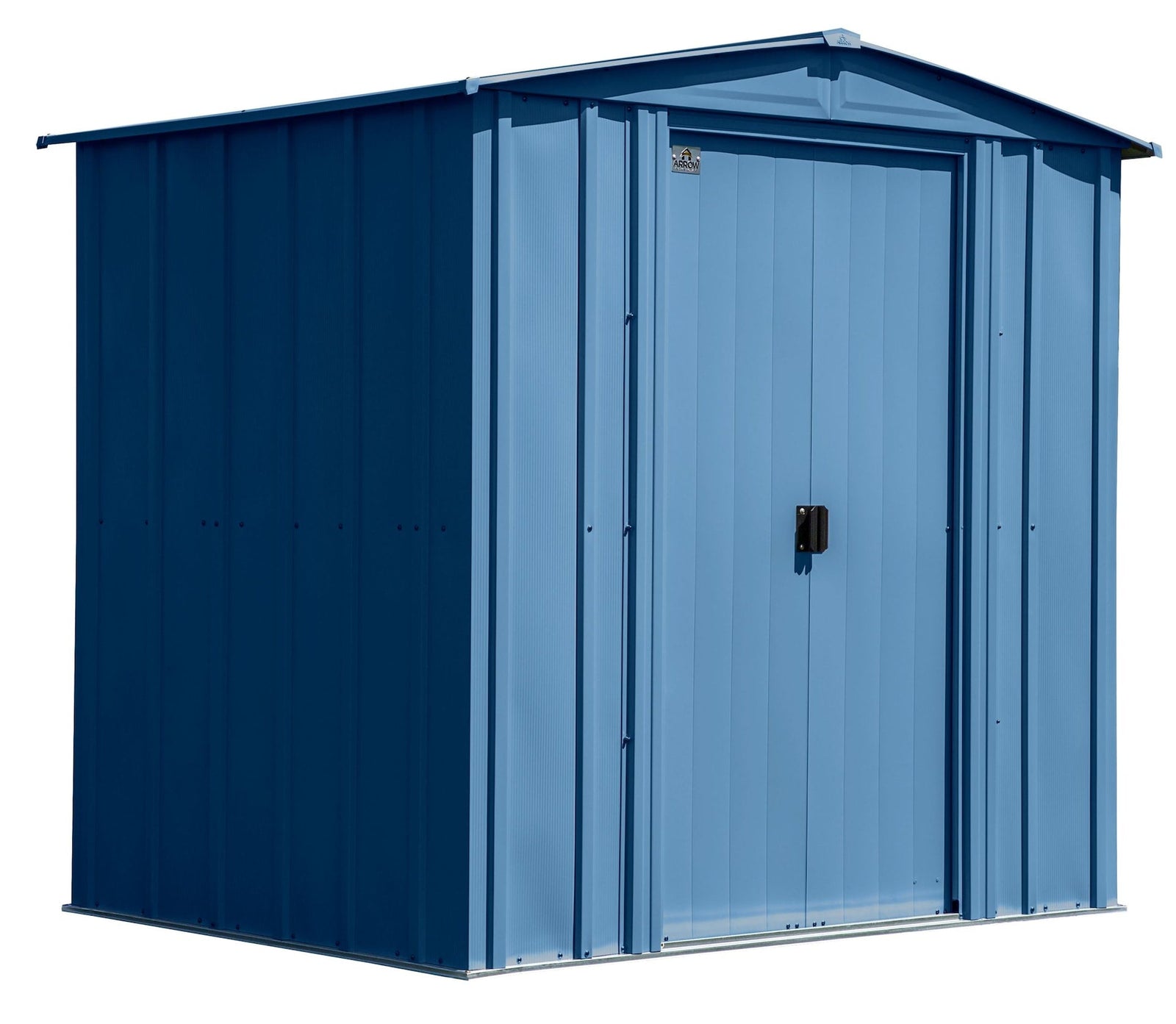 Classic Galvanized Steel Storage Shed, Blue Grey, 6-ft x 5-ft I0C9 - product image 3