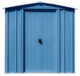 Classic Galvanized Steel Storage Shed, Blue Grey, 6-ft x 5-ft I0C9 - product image 4
