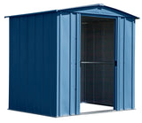 Classic Galvanized Steel Storage Shed, Blue Grey, 6-ft x 5-ft I0C9 - product image 8