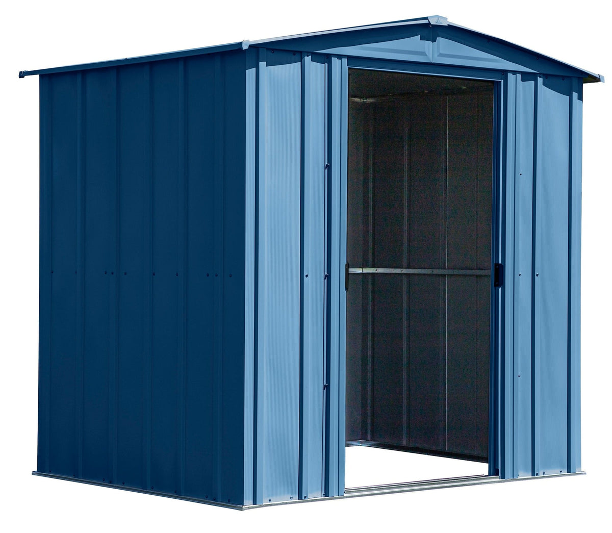Classic Galvanized Steel Storage Shed, Blue Grey, 6-ft x 5-ft I0C9 - product image 8