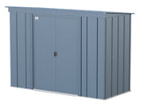 Classic Galvanized Steel Storage Shed, Blue Grey, 8-ft x 4-ft S4I8 - product image 1