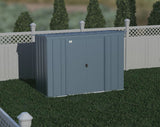 Classic Galvanized Steel Storage Shed, Blue Grey, 8-ft x 4-ft S4I8 - product image 7